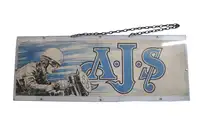 AJS Window Poster on Perspex-For Sale