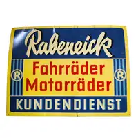 Rabeneick Kundendienst Enamel Sign-For Sale