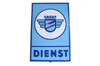1960s Rixe Dienst Cardboard Sign-For Sale