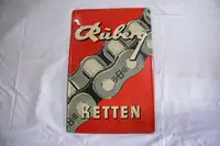 Ruberg Ketten Chains Enamel Sign-For Sale