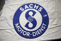 Sachs Motor Dienst Enamel Sign-For Sale