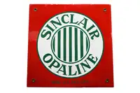 Sinclair Opaline Enamel Sign-For Sale