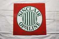 Sinclair Opaline Enamel Sign-For Sale