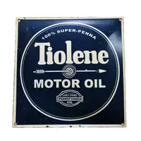 Tiolene Motor Oil Enamel Sign-For Sale