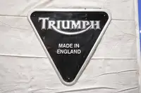 Triumph Tin Sign-For Sale