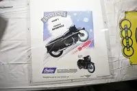 Vincent Paper Poster Ex-Indian USA Black Prince-For Sale