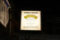 Conway Motors Vincent HRD Dealership Light Box Showroom Sign-For Sale