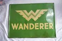 Wanderer Tin Sign-For Sale
