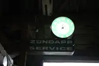 A Large and Impressive Zundapp Service Clock and Light Box S-For Sale