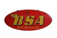 BSA Oval Plastic Showroom Sign-For Sale