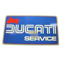 Ducati Service Plastic Sign-For Sale