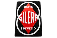 Gilera Moto Servizio Enamel Sign-For Sale