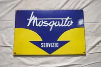 Mosquito Servizio Enamel Sign-For Sale