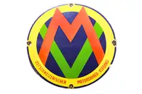 MV Round Enamel Sign-For Sale