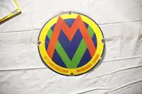 MV Round Enamel Sign-For Sale