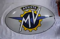 MV Agusta Oval Enamel Sign-For Sale