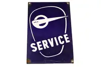 MZ Service Enamel Sign-For Sale