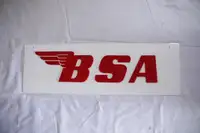 BSA Plastic Showroom Sign-For Sale