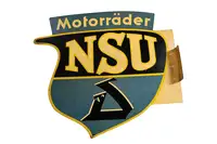 NSU Motorrader Wall Mounted Enamel Sign-For Sale