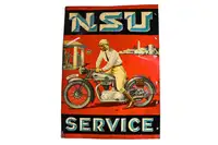NSU Service Enamel Sign-For Sale
