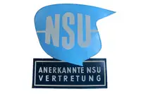NSU Annerkante Enamel Sign-For Sale