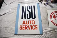 NSU Auto Service Enamel Sign-For Sale