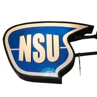 NSU Wall Mounted Light Box Showroom Sign-For Sale