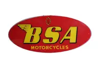 BSA Oval Plastic Showroom Sign-For Sale