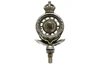 Early Royal Automobile Club Mascot by Elkington & Co, Nickle-For Sale