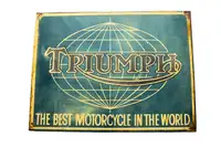 Triumph Enamel Sign-For Sale