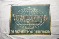 Triumph Enamel Sign-For Sale