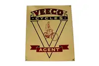 Veeco Cycles Agent Enamel Sign-For Sale