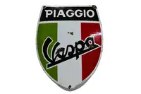 Piaggio Vespa Enamel Shield-For Sale