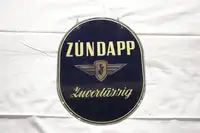 Zundapp Glass Hanging Sign-For Sale