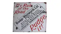 Rudge Whitworth Enamel Sign-For Sale