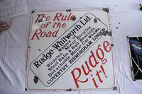 Rudge Whitworth Enamel Sign-For Sale