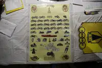 Vincent & HRD Illustrated Motorcycle Models Poster