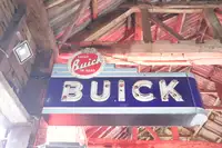 An Impressive Buick Large Neon Dealer Wall End Mounted Showr-For Sale