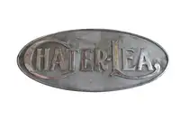 Chater Lea Factory Cast Aluminium Sign-For Sale