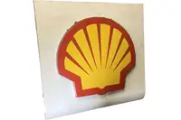 Very Large Illuminated Original Shell Forecourt Sign-For Sale