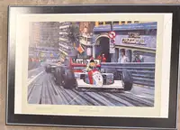'Monaco Maestro' Nigel Mansell CBE Signed Large Limited Edit-For Sale
