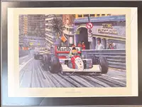 'Monaco Maestro' Nigel Mansell CBE Signed Large Limited Edit-For Sale