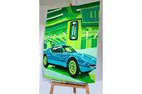 'Pantera '70' De Tomaso Bonnet with Hand-Cut Vinyl Artwork -For Sale
