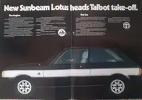 1982 Talbot Sunbeam Lotus-Sold