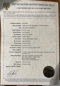 2016 Land Rover Defender 90 2.2 XS TDCI - 130 Miles-Sold