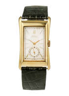 c.1930 Rolex Prince 18ct 'Bancard' Flared Case-Auction Lot