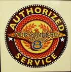 Duesenberg Straight Eight sign.-Sold