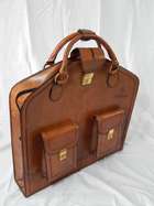 Ferrari 512 Boxer 2-piece leather luggage set.-Auction Lot