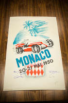 Five high quality Monaco posters & beautiful Bugatti Print-Sold