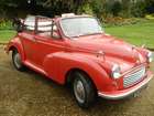 1962 Morris Minor 1000 Convertible-Sold